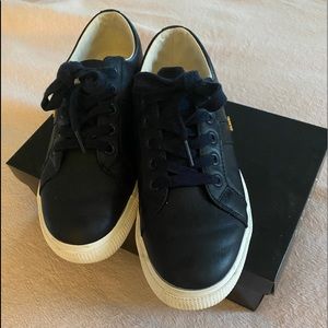 Size 7.5 Navy Blue Ralph Lauren Sneakers